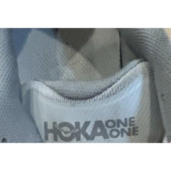 Hoka One One W Bondi 7 Womens Size 9.5 Gray Peach Running Shoes Sneakers Cushion - Picture 15 of 16
